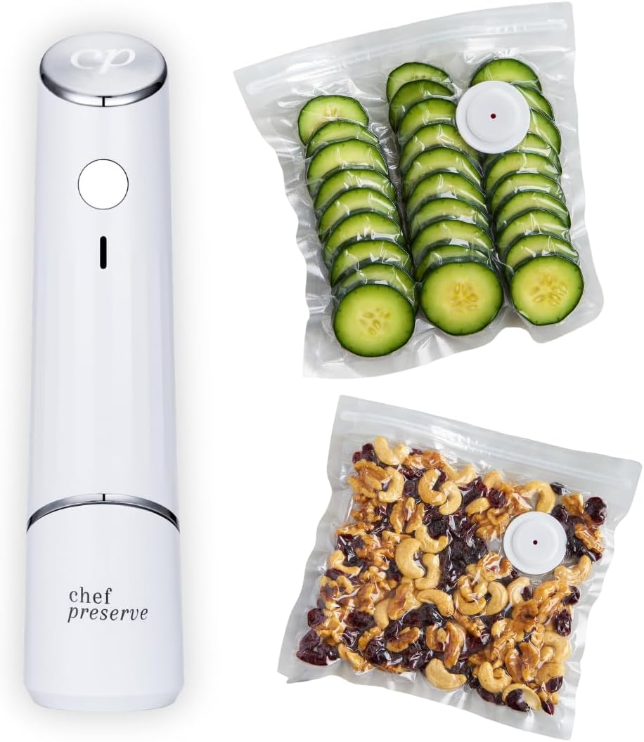 Healthy granola vacuum sealed for freshness using Chef Preserve vacuum sealer